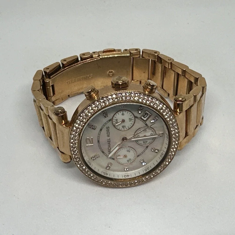 Michael Kors Parker MK5491 Women's Rose Gold Stainless Steel Analog Watch HME601